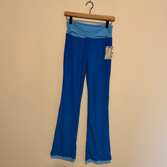 Simon Miller Pants - NWT Simon Miller Galaxy Pants mesh blue S festival rave beach resort vacation